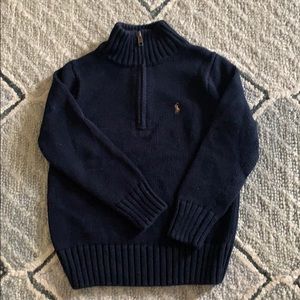 1/4 Zip Polo Sweater
